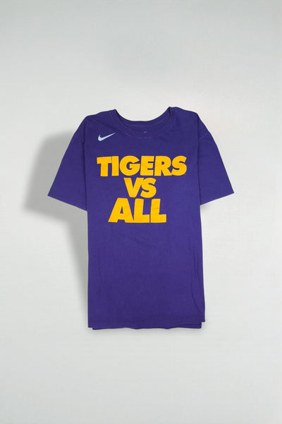 Nike Tigers VS All Graphic T-Shirt Purple | Athletic Sportswear