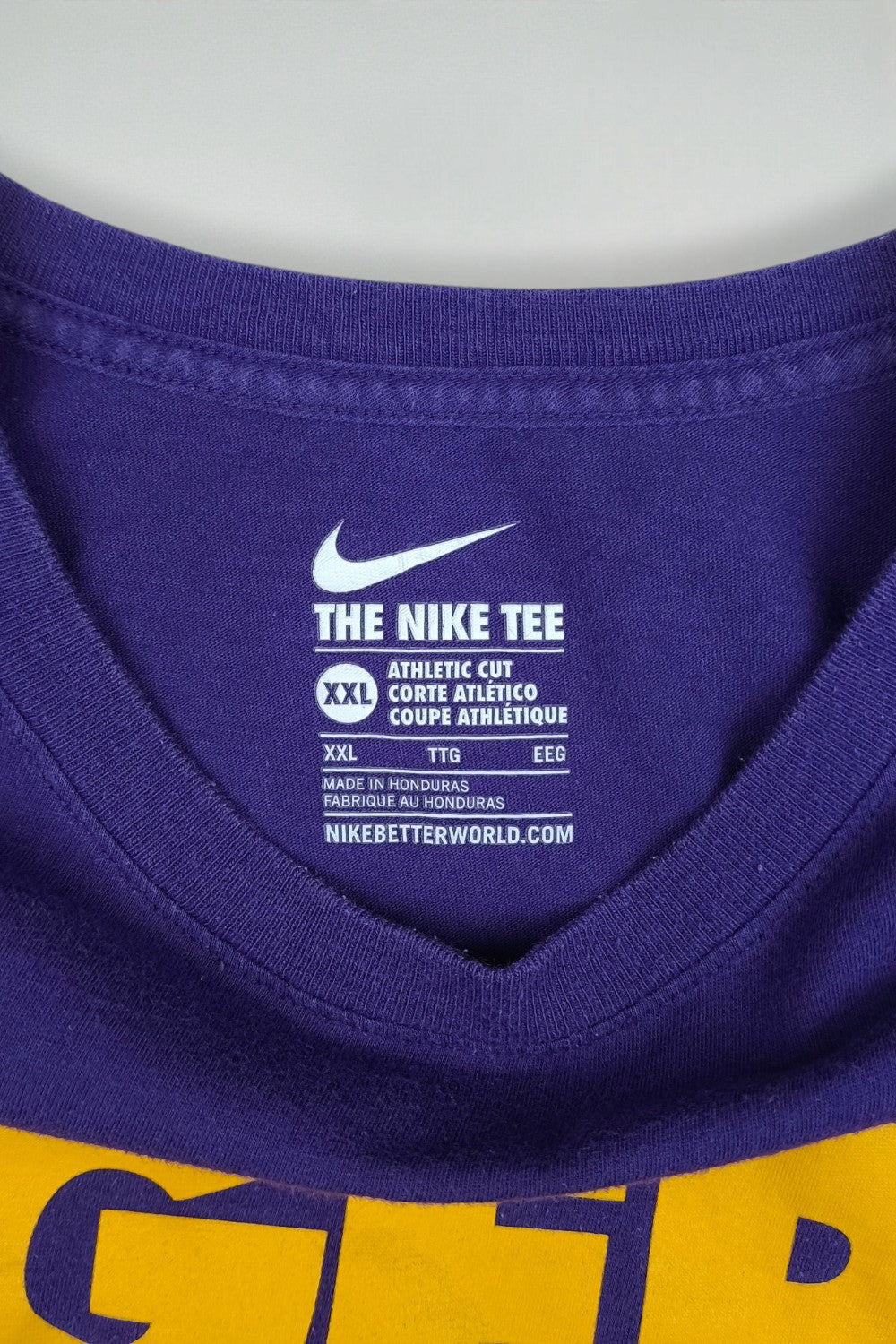 Nike Tigers VS All Graphic T-Shirt Purple | Athletic Sportswear