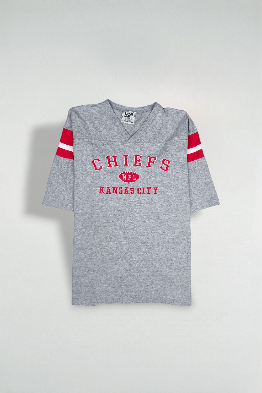 Vintage Lee Sport Chiefs NFL Jersey T-Shirt Grey XL | 90s Sportswear