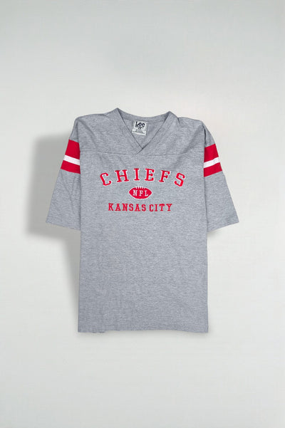 Vintage Lee Sport Chiefs NFL Jersey T-Shirt Grey XL | 90s Sportswear