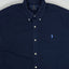 Vintage Polo Ralph Lauren Button Shirt Navy Blue | Classic Casual