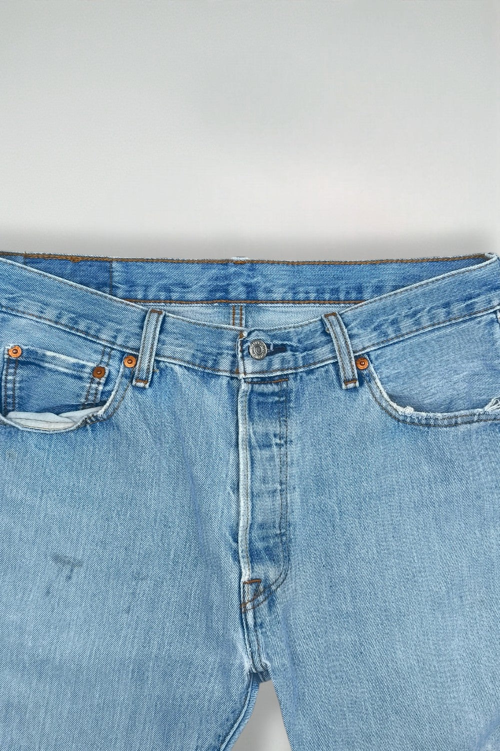 Rare Vintage Levi’s 501 Jeans Light Blue Denim Straight Leg | Classic Workwear
