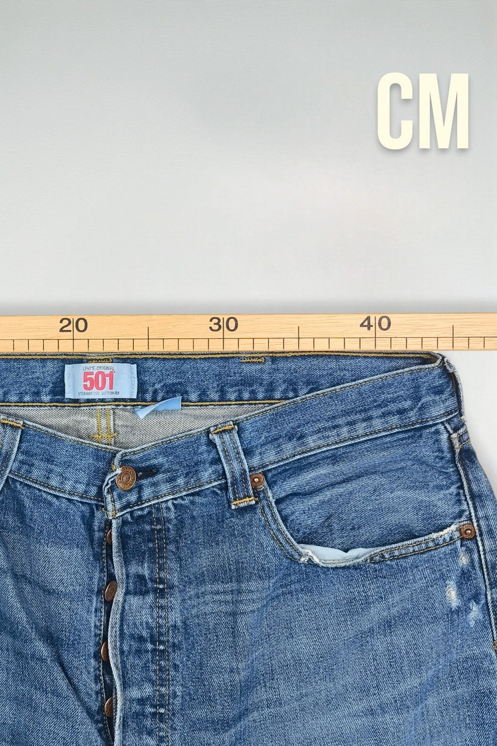 Rare Vintage Levi’s 501 Jeans Blue Straight Leg | Classic Denim