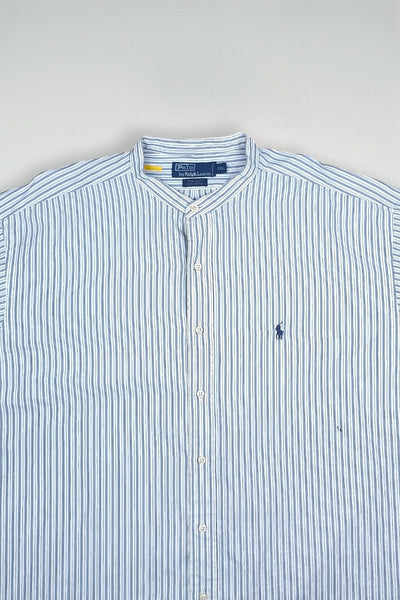 Polo Ralph Lauren Striped Shirt Blue White XXL | Casual Cotton