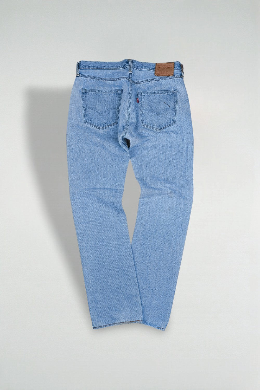 Rare Vintage Levi’s 501 XX Jeans Light Blue | Leather Patch Denim