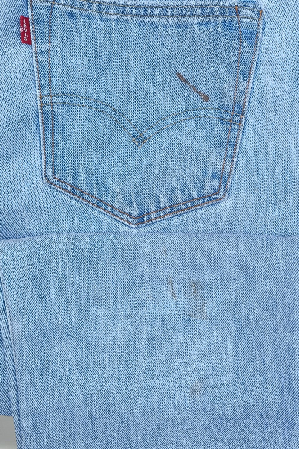 Rare Vintage Levi’s 501 XX Jeans Light Blue | Leather Patch Denim