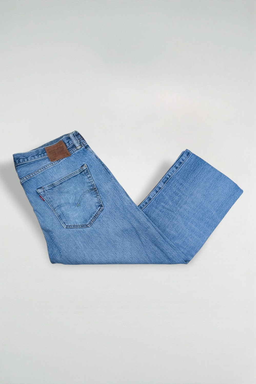 Vintage Levi’s 501 XX Jeans Light Blue Rare Leather Patch USA