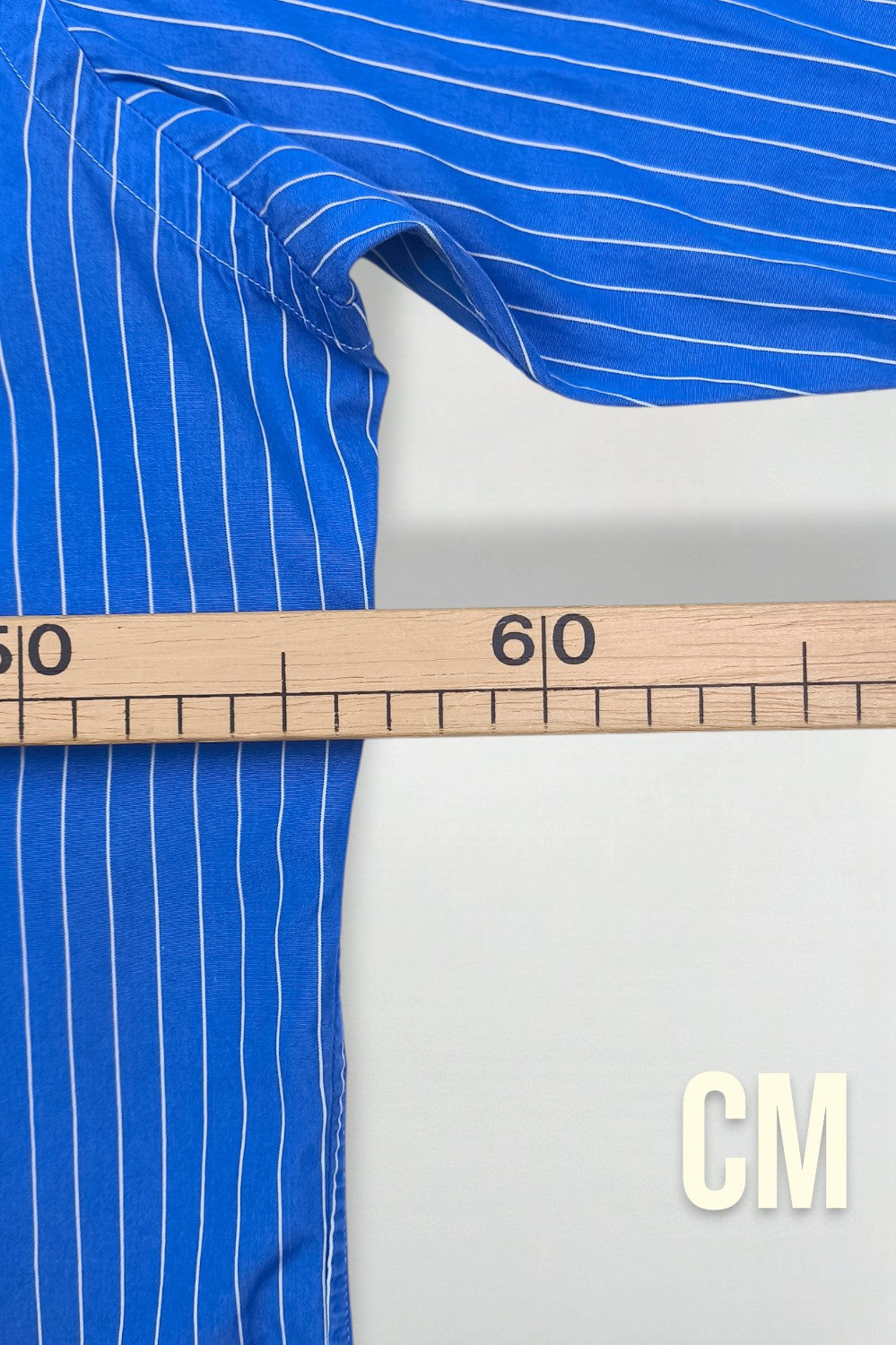 Vintage Polo Ralph Lauren Blue Striped Shirt Cotton Classic Fit 90s