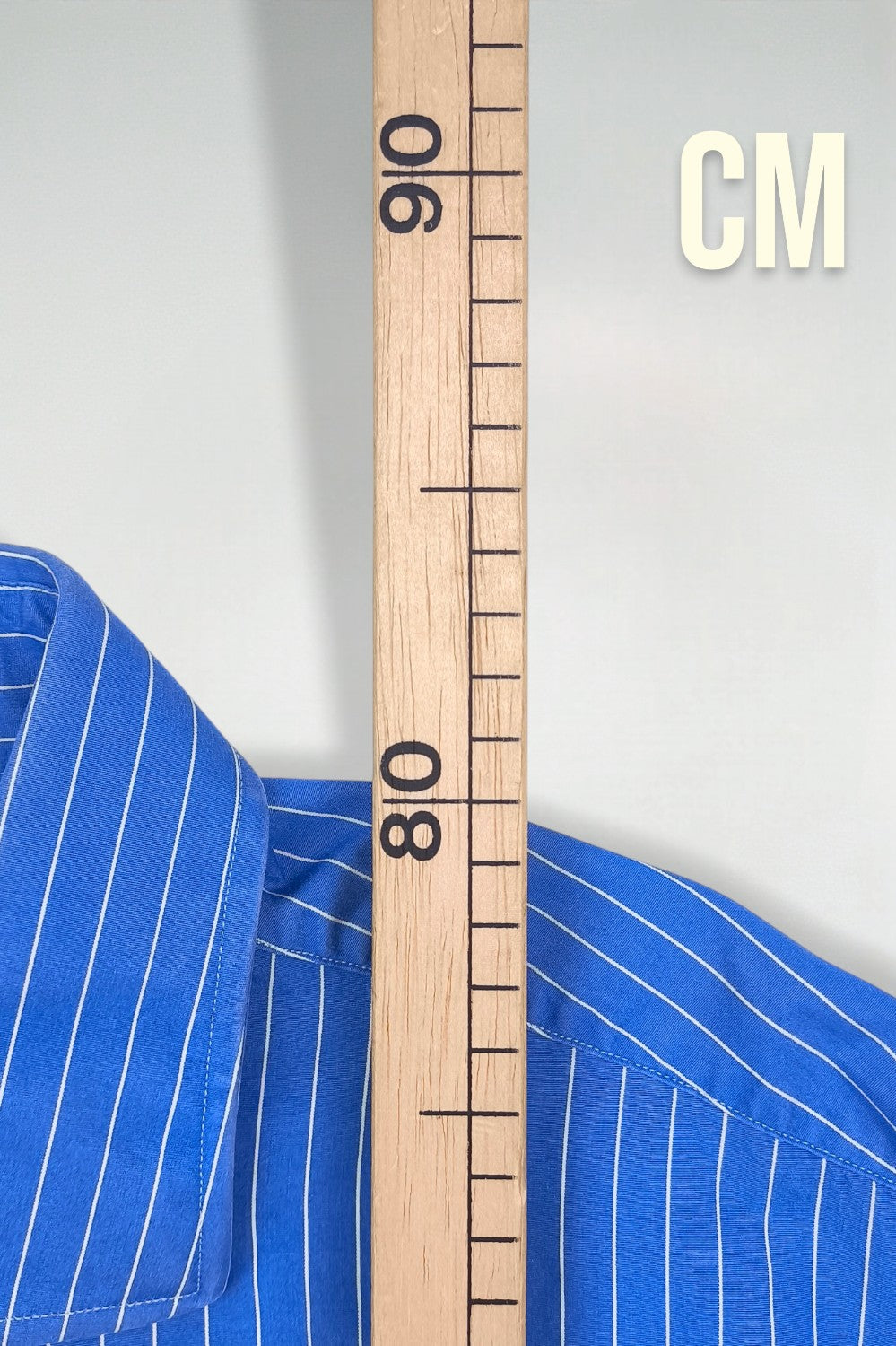 Vintage Polo Ralph Lauren Blue Striped Shirt Cotton Classic Fit 90s
