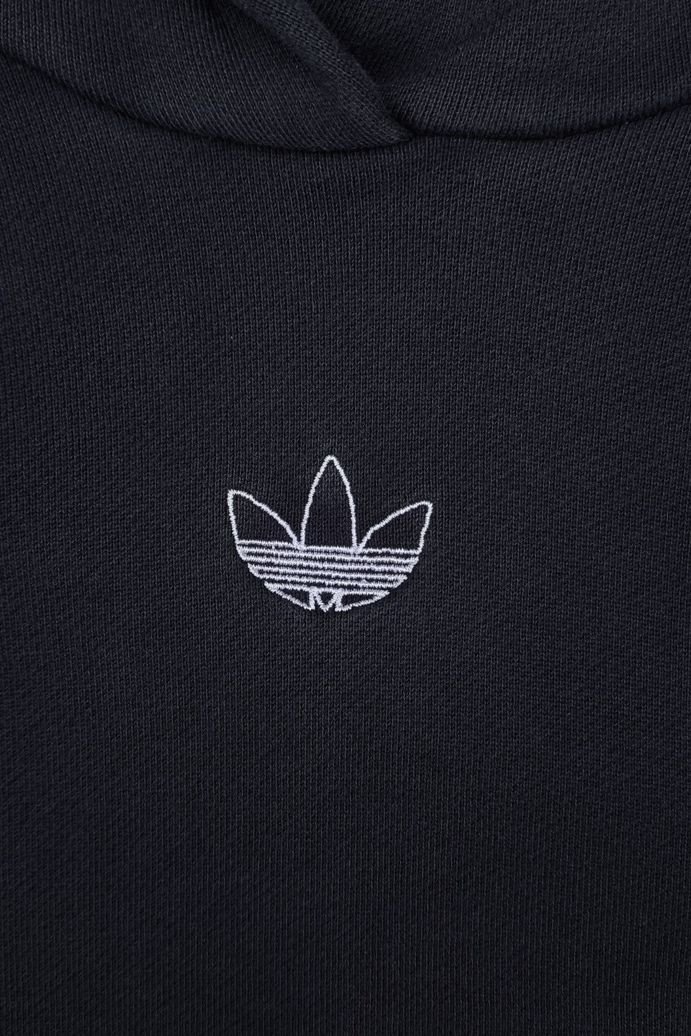 Vintage Adidas 3 Stripe Hoodie Navy Yellow Cotton Sweatshirt