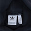 Vintage Adidas 3 Stripe Hoodie Navy Yellow Cotton Sweatshirt