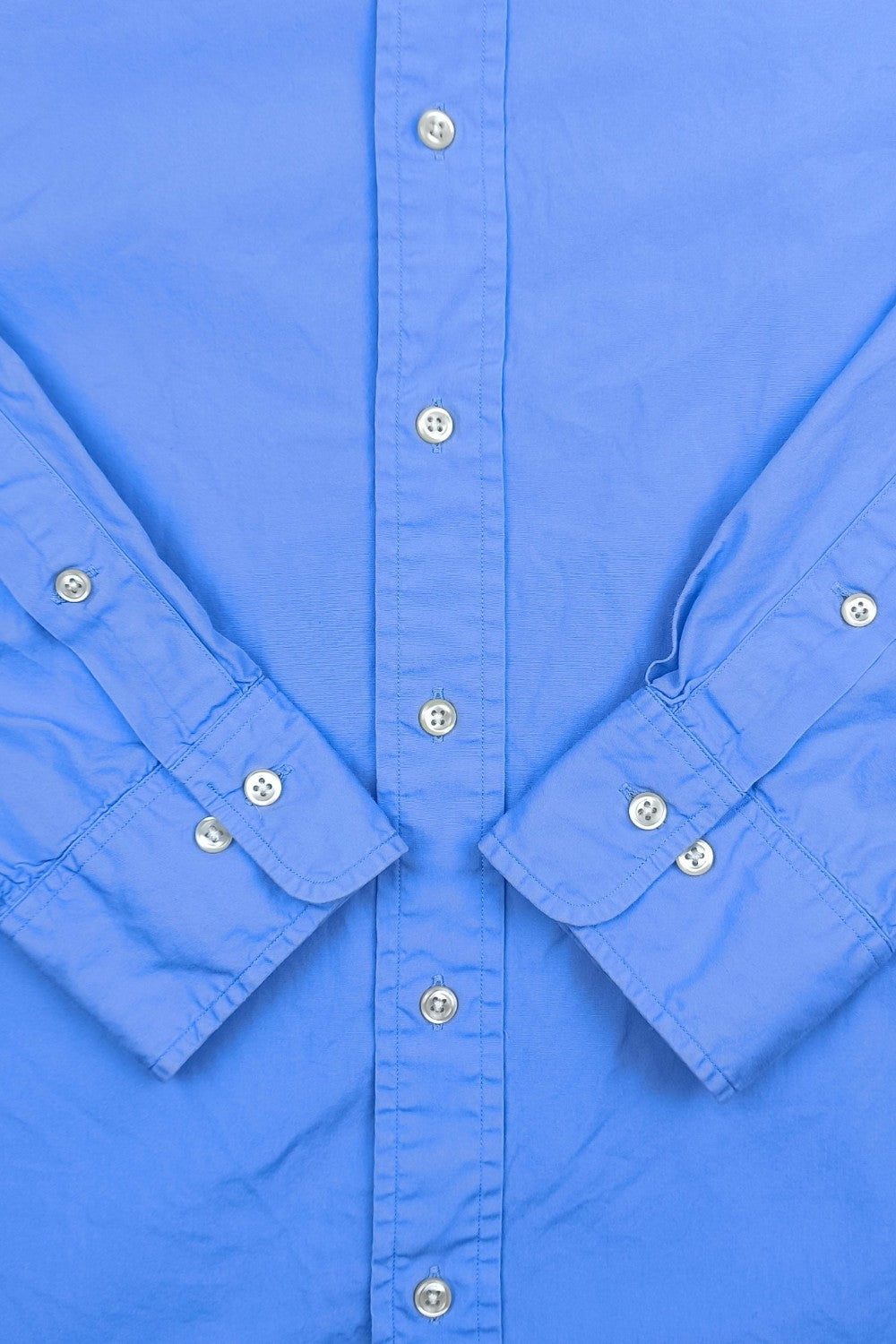 Vintage Polo Ralph Lauren Oxford Shirt Blue Classic Fit | 90s Mens