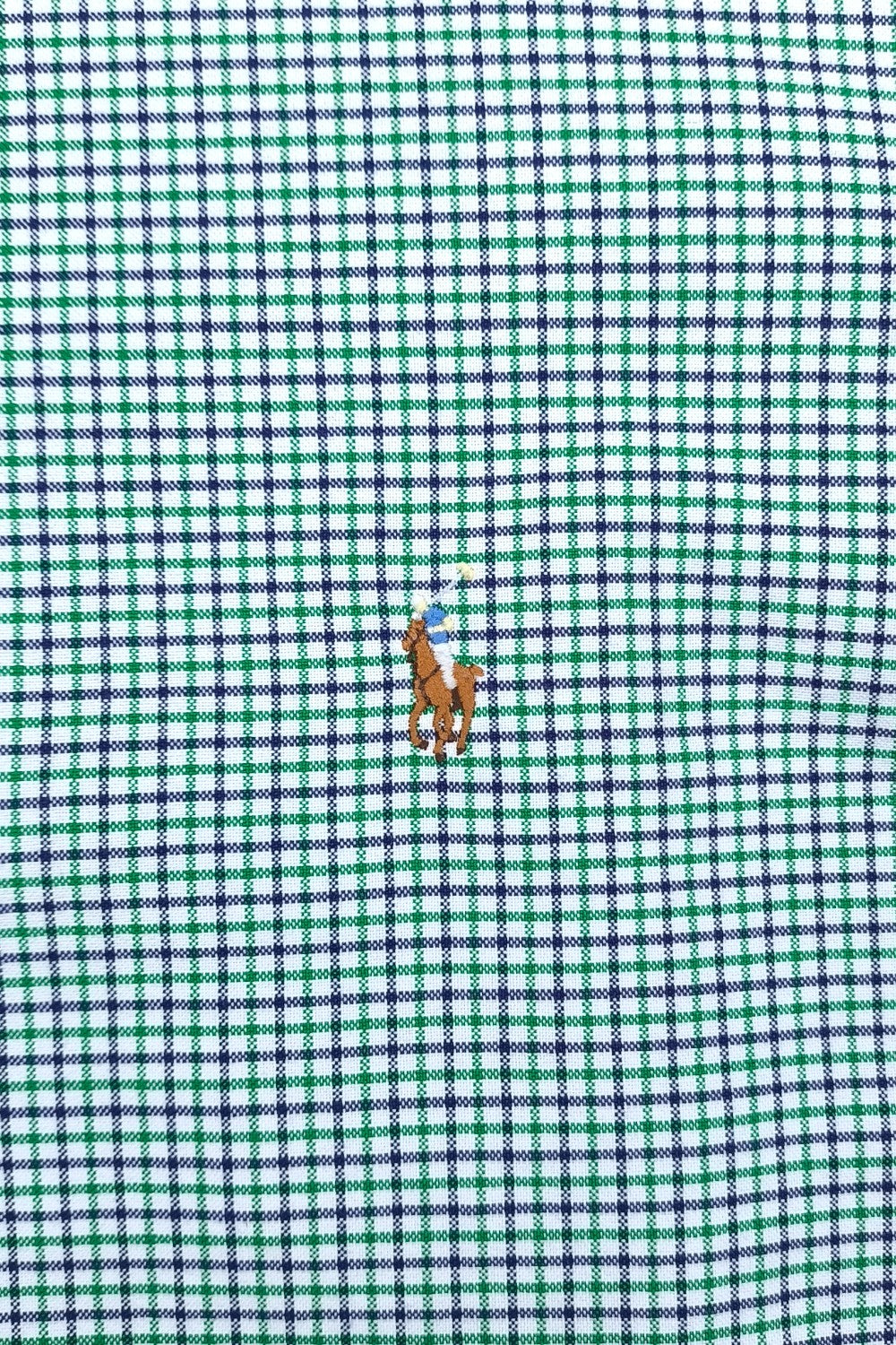 Vintage Polo Ralph Lauren Check Shirt Green Blue XXL Cotton Button Down