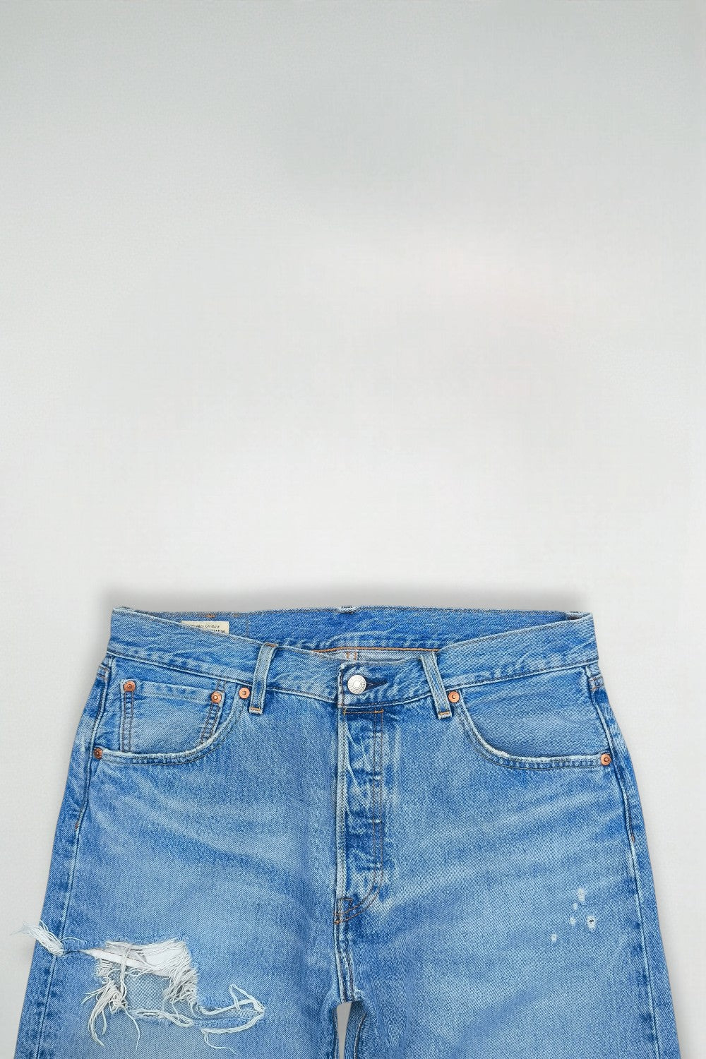 Vintage Levi’s 501 XX 1993 Distressed Jeans W34 Light Wash