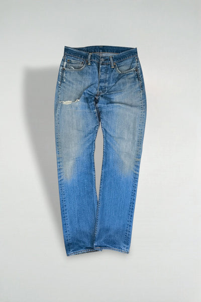 Vintage Levi’s 501 XX Jeans W32 Distressed Leather Patch Rare