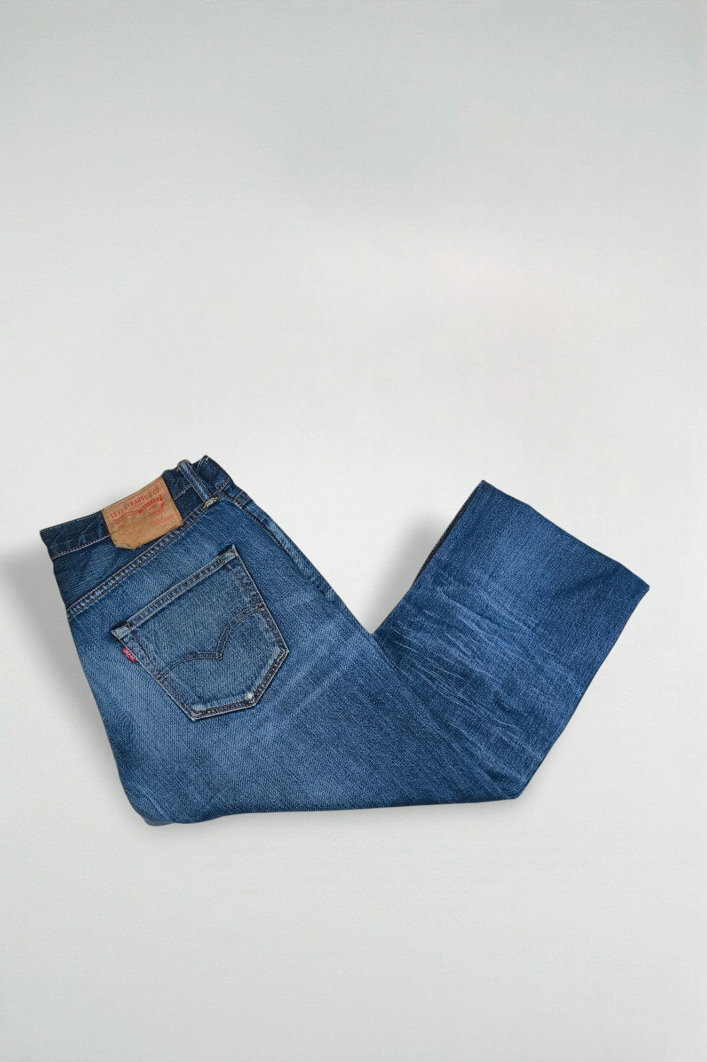 Vintage Levi’s 501 XX Jeans Blue Rare Leather Patch W33 L32