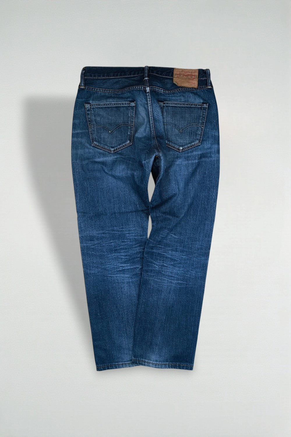 Vintage Levi’s 501 XX Jeans Blue Rare Leather Patch W33 L32