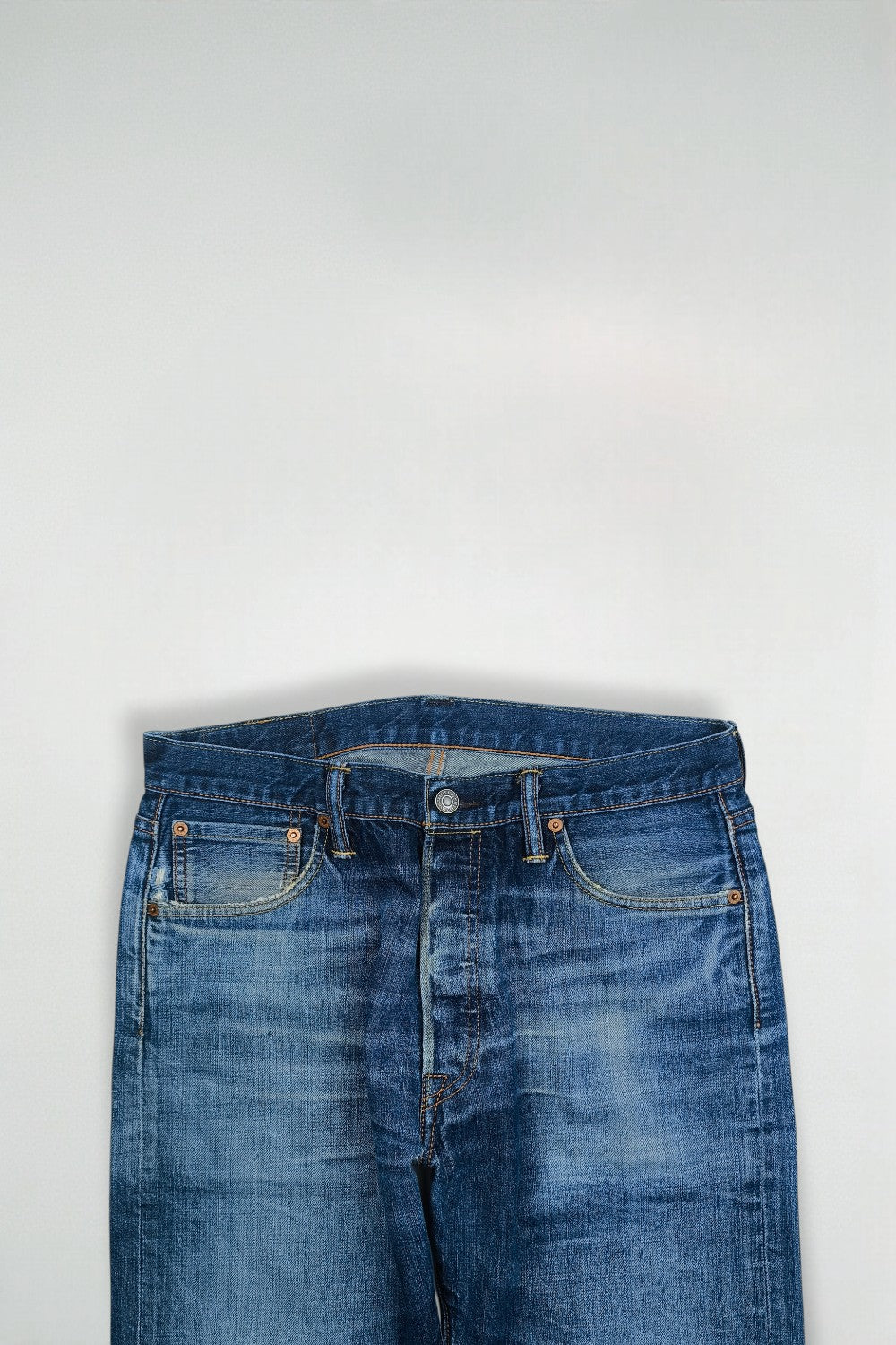 Vintage Levi’s 501 XX Jeans Blue Rare Leather Patch W33 L32