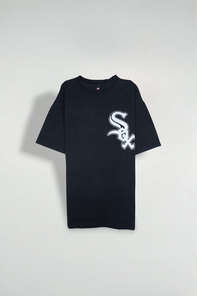 Vintage Majestic Chicago White Sox T-Shirt Black MLB