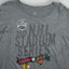 Vintage NHL Stadium Series Blackhawks Wild Long Sleeve T-Shirt Grey
