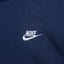 Vintage Nike Small Swoosh Hoodie Navy Blue | Y2K Sportswear