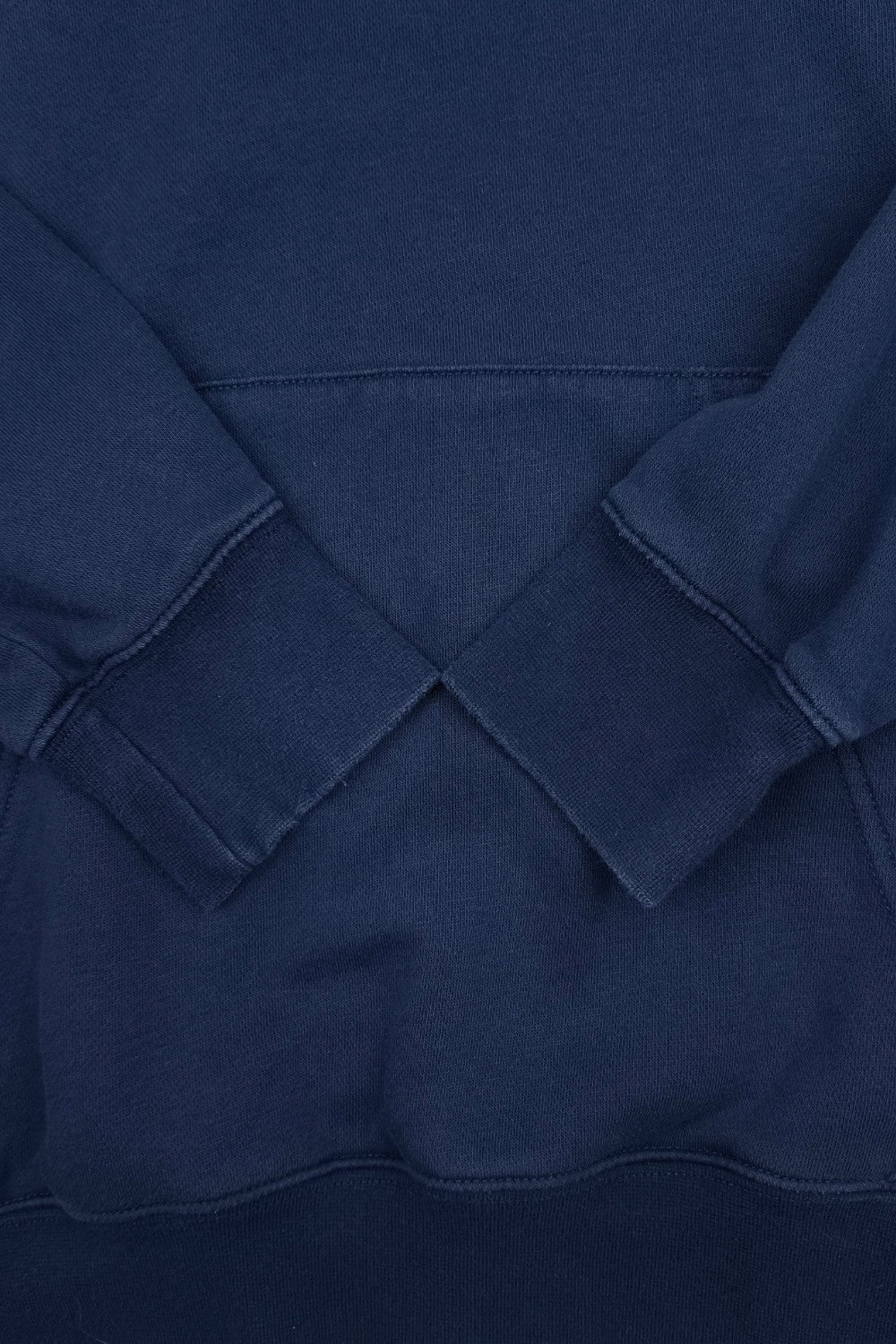 Vintage Nike Small Swoosh Hoodie Navy Blue | Y2K Sportswear
