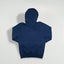 Vintage Nike Small Swoosh Hoodie Navy Blue | Y2K Sportswear