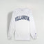 Vintage Champion Villanova Long Sleeve T-Shirt White M