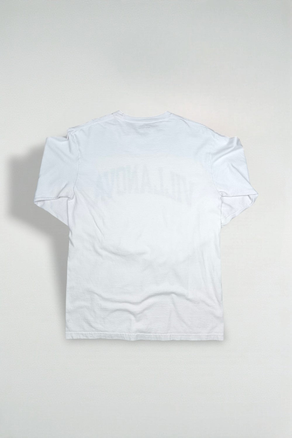 Vintage Champion Villanova Long Sleeve T-Shirt White M