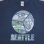Vintage Seattle Sounders FC Long Sleeve T-Shirt Navy Blue 3XL