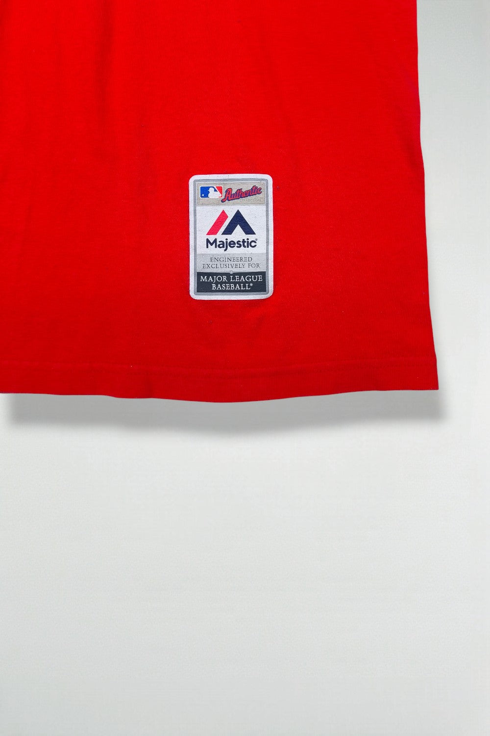 Vintage Majestic Texas Rangers MLB Long Sleeve T-Shirt Red XXL