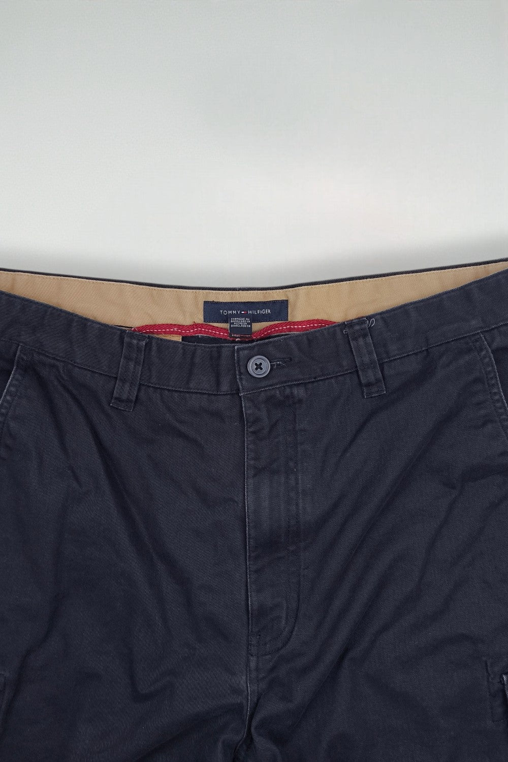 Vintage Tommy Hilfiger Cargo Shorts Navy Blue W36 Cotton