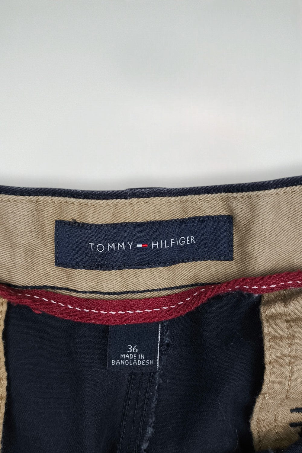 Vintage Tommy Hilfiger Cargo Shorts Navy Blue W36 Cotton