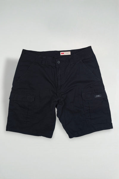 Vintage Wrangler Cargo Shorts Navy | Relaxed Fit Utility Shorts