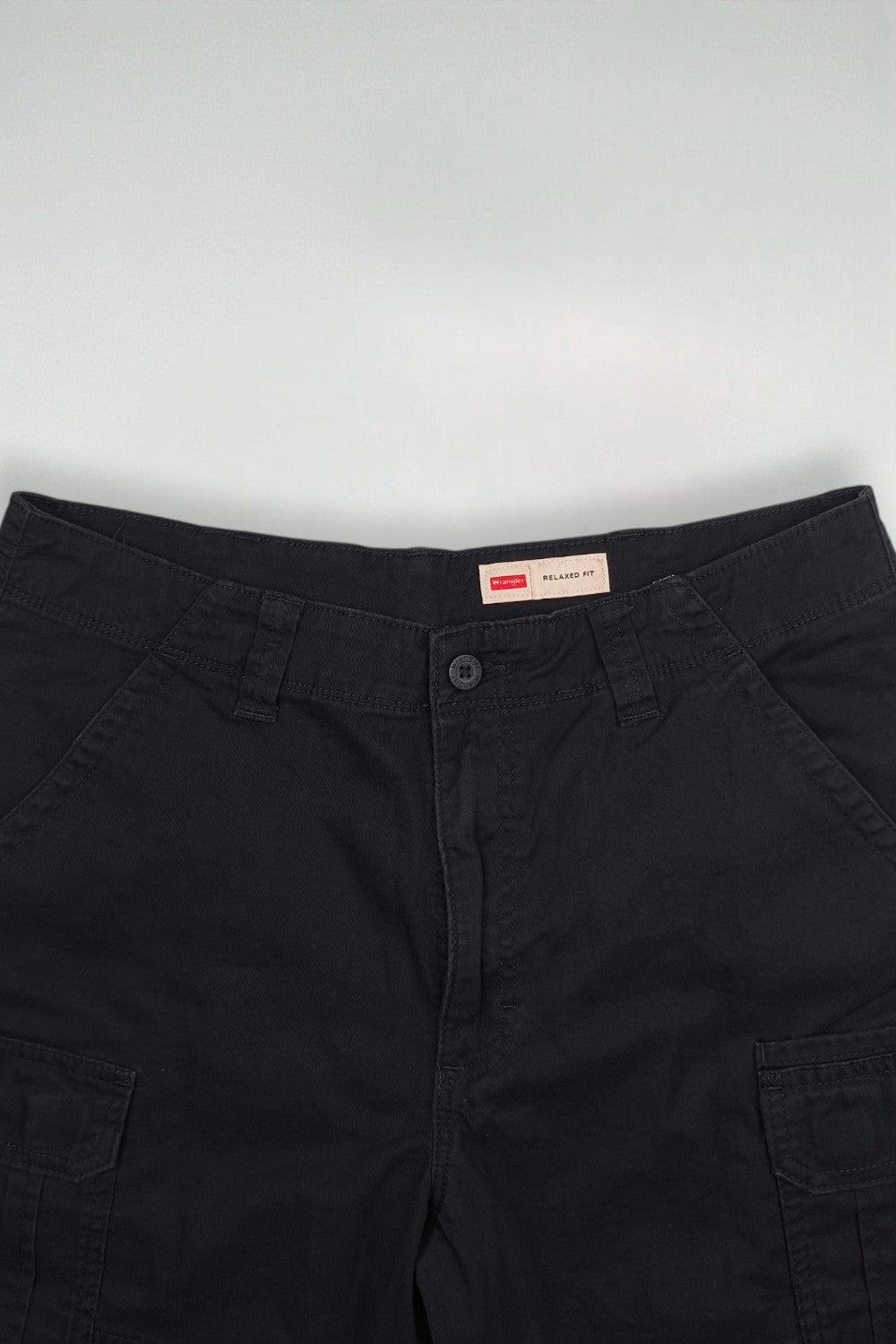Vintage Wrangler Cargo Shorts Navy | Relaxed Fit Utility Shorts