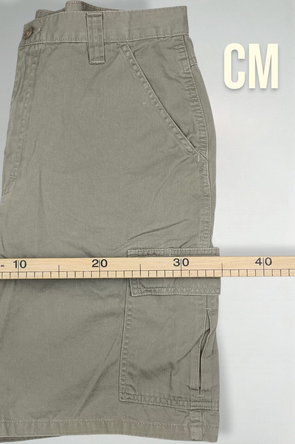 Vintage Wrangler Cargo Shorts Beige W34 Utility Cotton Shorts