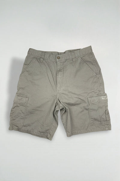 Vintage Wrangler Cargo Shorts Beige W34 Utility Cotton Shorts