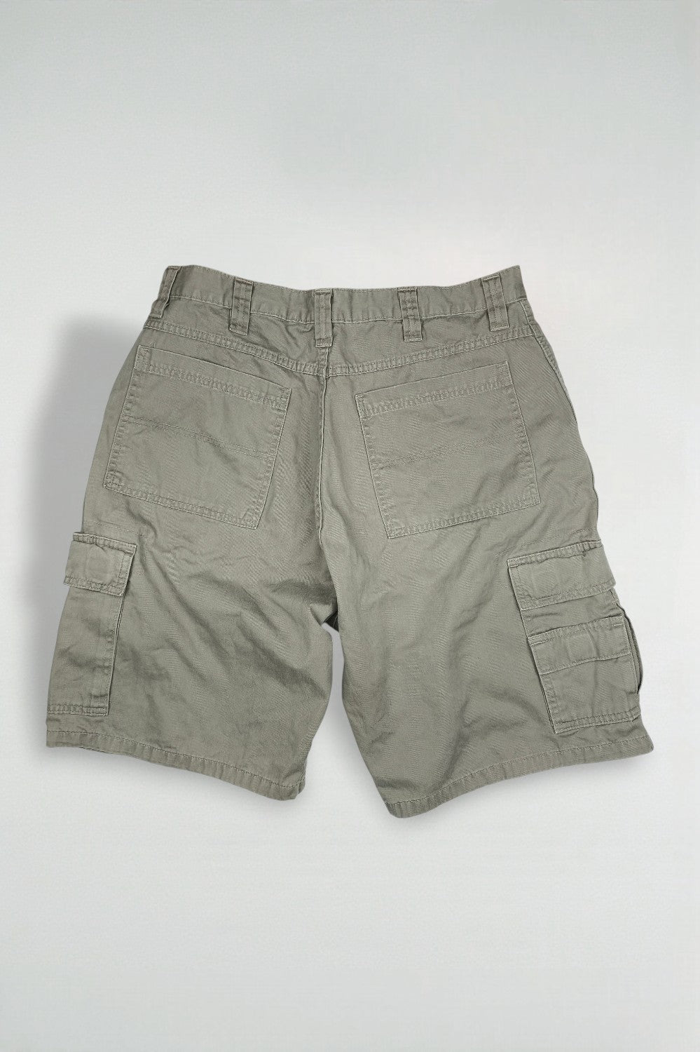 Vintage Wrangler Cargo Shorts Beige W34 Utility Cotton Shorts