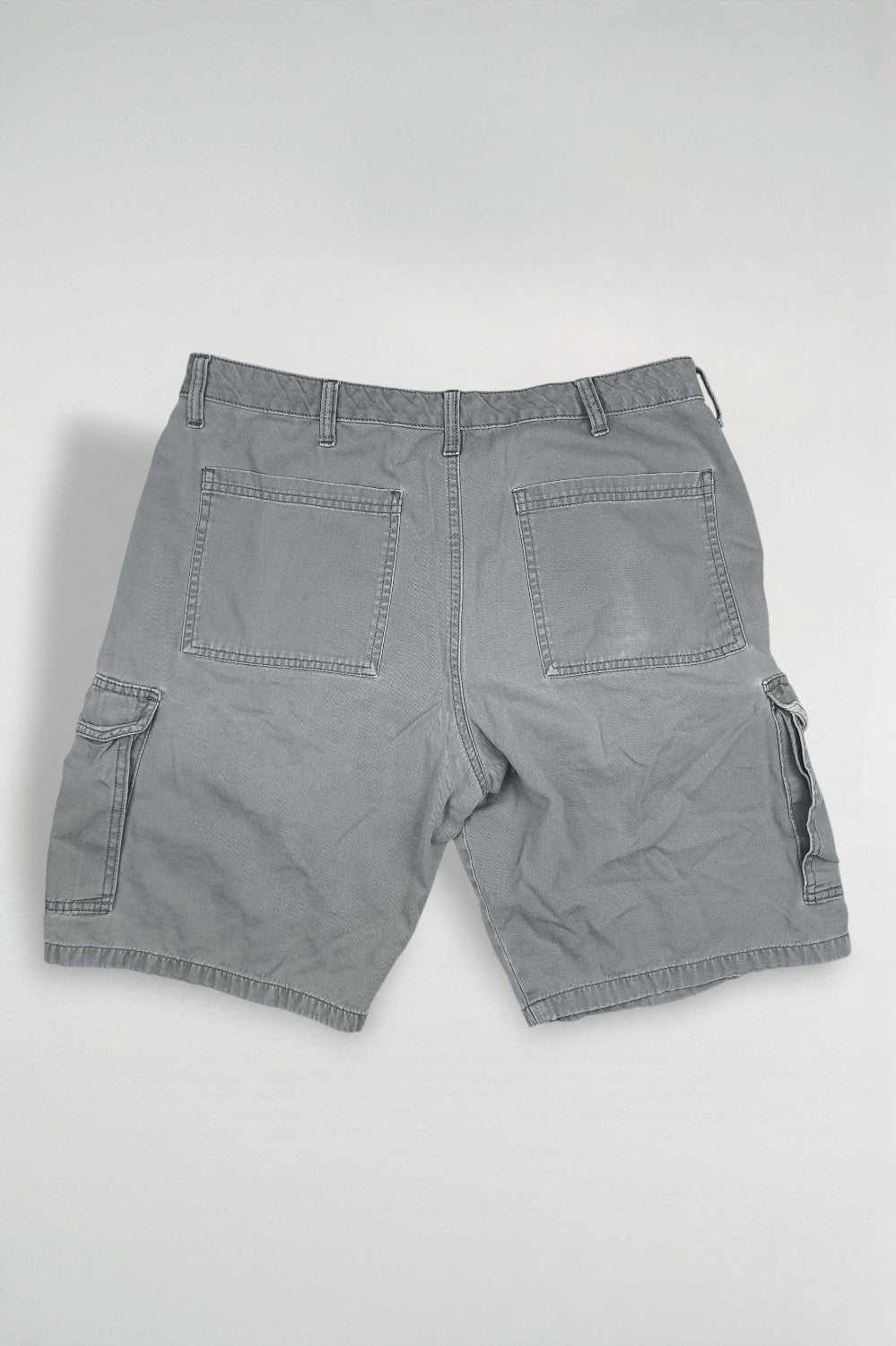 Vintage Wrangler Cargo Shorts Grey Utility W34