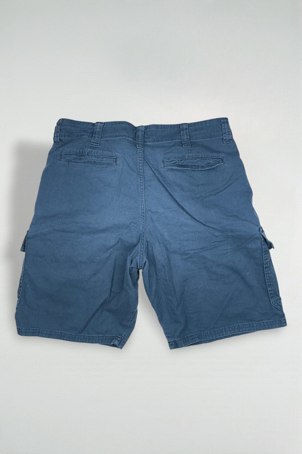 Vintage Wrangler Cargo Shorts Blue W34 Relaxed Utility Shorts