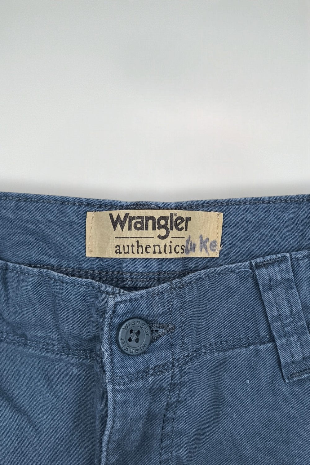 Vintage Wrangler Cargo Shorts Blue W34 Relaxed Utility Shorts