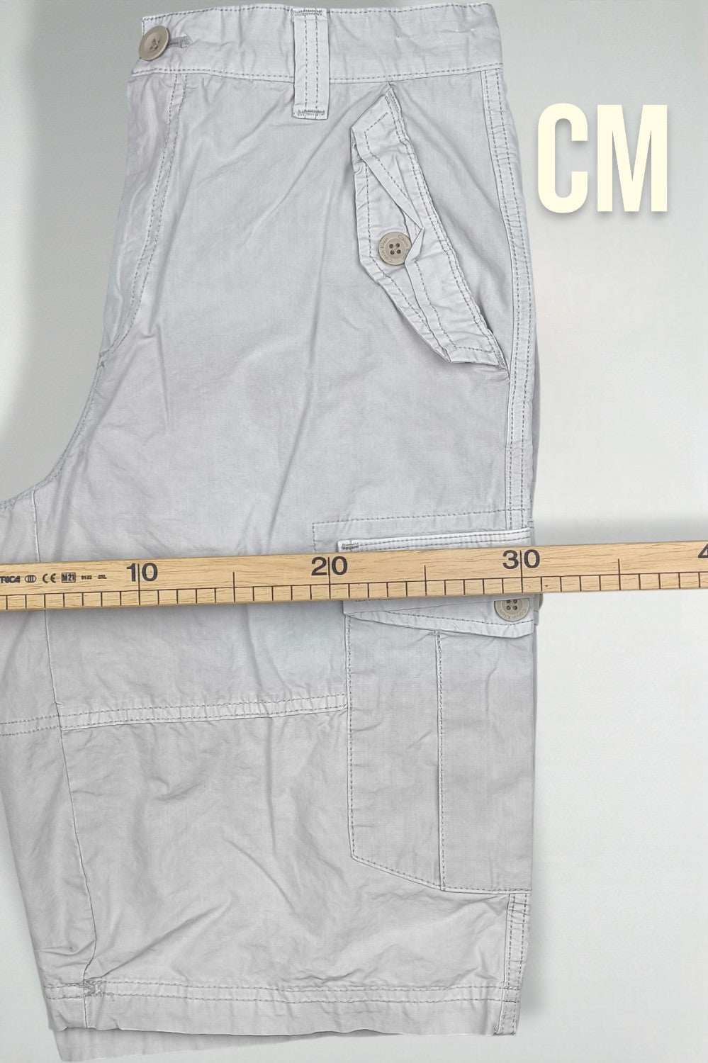 Vintage Calvin Klein Cargo Shorts Beige Utility W31 Y2K