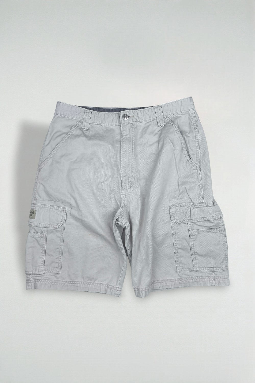 Vintage Wrangler Cargo Shorts Light Grey W34 | Utility Style