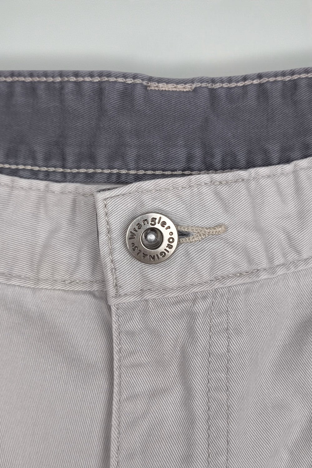 Vintage Wrangler Cargo Shorts Light Grey W34 | Utility Style