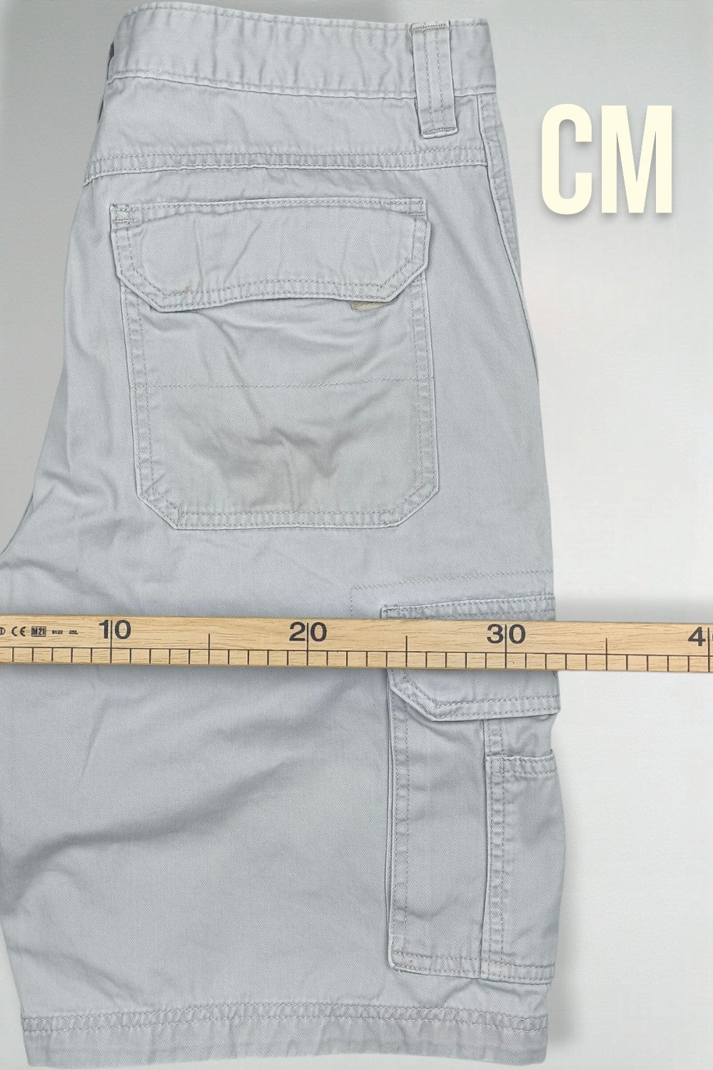 Vintage Wrangler Cargo Shorts Light Grey W34 | Utility Style