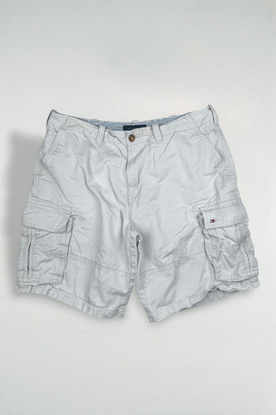 Vintage Tommy Hilfiger Cargo Shorts Beige Utility W36