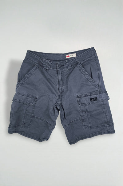 Vintage Wrangler Relaxed Fit Cargo Shorts Grey W32 Utility