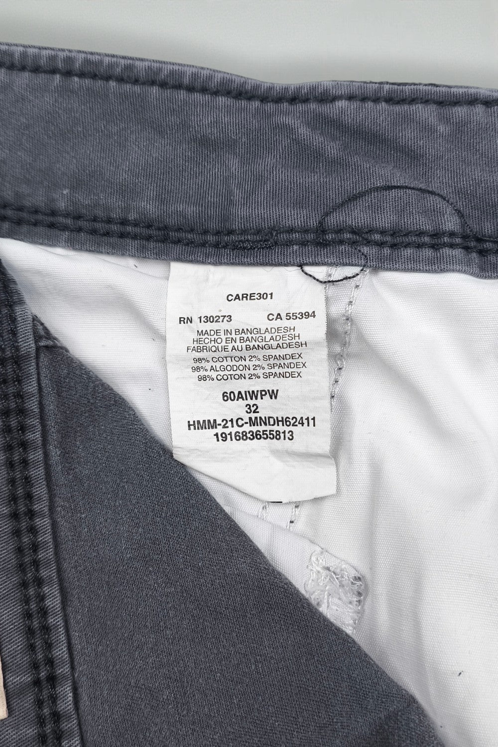 Vintage Wrangler Relaxed Fit Cargo Shorts Grey W32 Utility