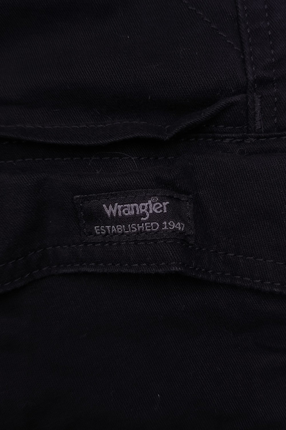 Vintage Wrangler Relaxed Fit Cargo Shorts Black