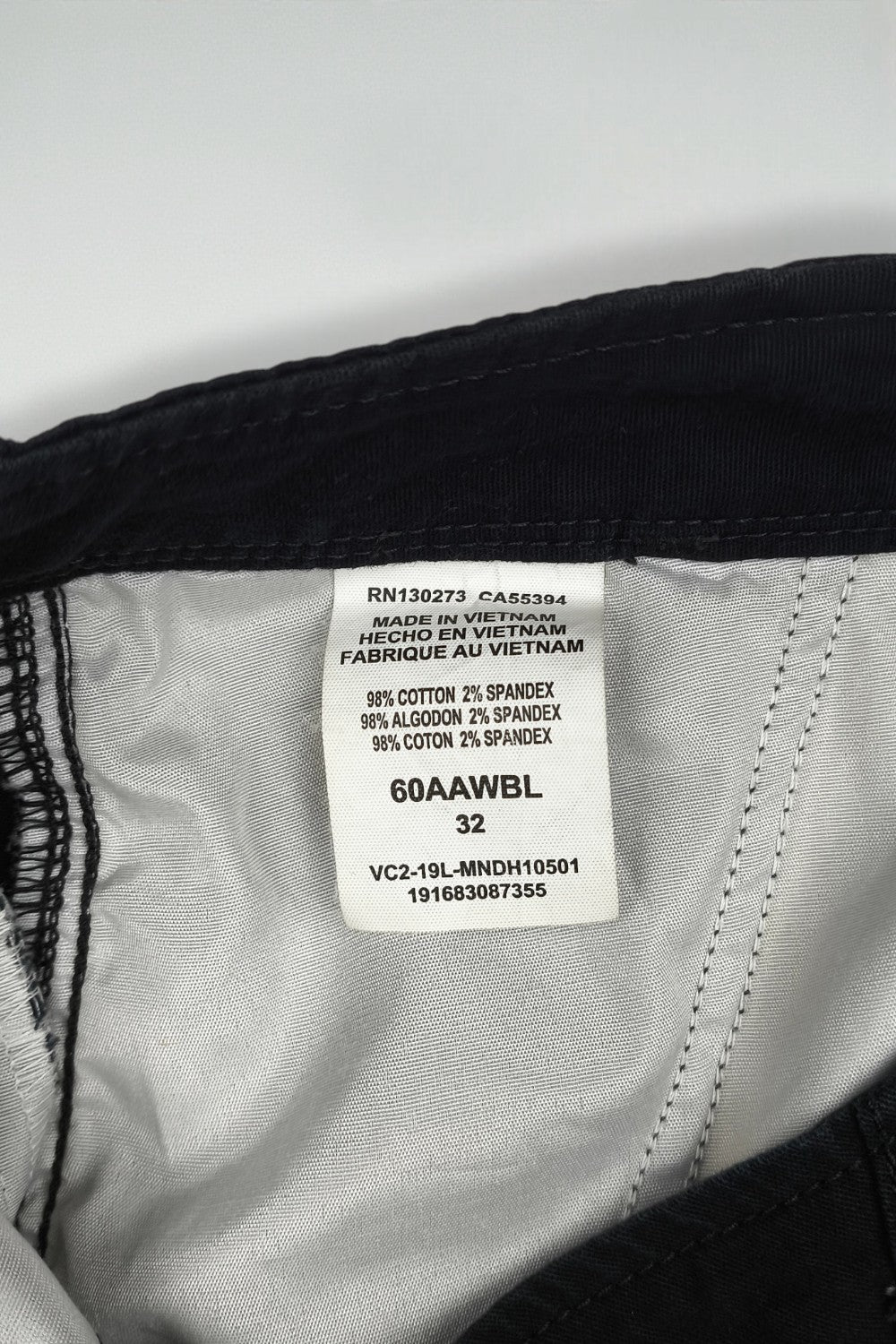 Vintage Wrangler Relaxed Fit Cargo Shorts Black